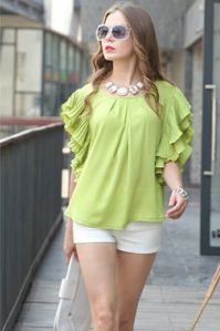 Butterfly Sleeve Ladies Top