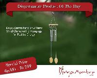 Divya Mantra Feng Shui Vastu Wind Chime with 2 Hangings for Positive