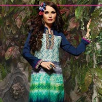 feather cotton kurti