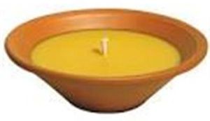 terracotta candle