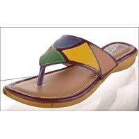 Multicolor Flat Ladies Slippers