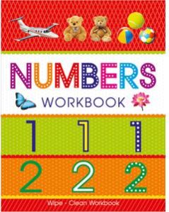 ART FACTORY-NUMBERS Wipe- Clean Work book