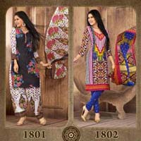 Unstitched Dress Material for Ladies