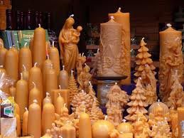 decorative wax candles