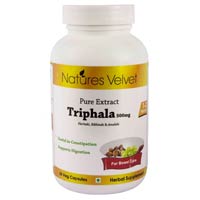 Triphala 500mg Pure Extract 60 Veg Capsules