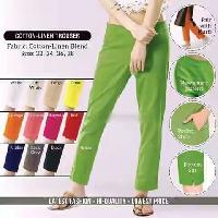 Cotton Linen Trouser women