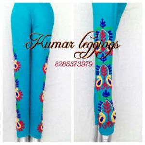 Embroidered Leggings