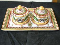 Marble Tray Set