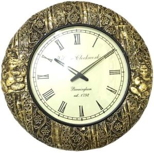 Brass ganesh Wall clock