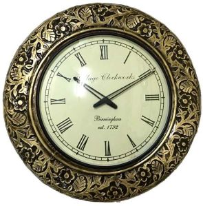 Brass Wall Clock