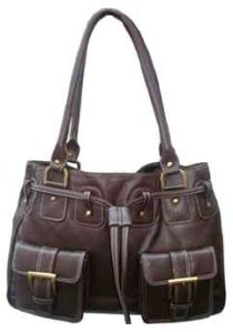 Leather Ladies Handbag (LLH 004)