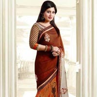 embroidered party wear sarees
