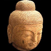 Lord Buddha Head Sculpture