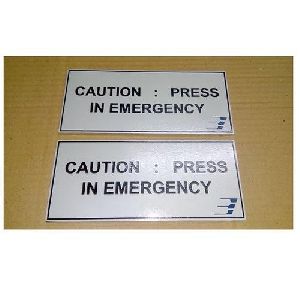 Chemically Etching Name Plate