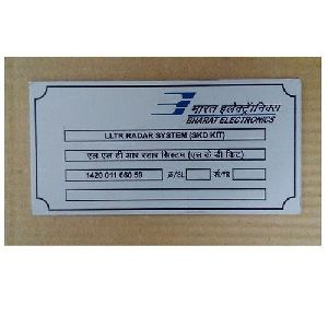 Multi Color Name Plate