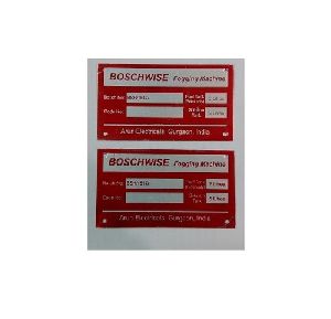Multi Color Name Plate