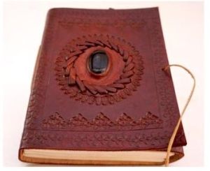 Stone Art Cover Leather Diaries