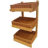 Wooden Basket Stands