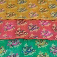 Jacquard Chanderi Silk Fabric