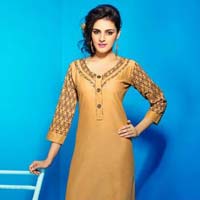 Readymade skin color Lawn Cotton Western Kurti