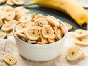 Baked Banana Chips