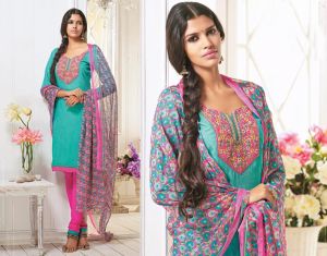 Ethnic Wear Fancy Resham Embroidered Dress