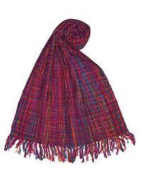 Yarn dyed weaved scarves