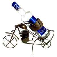 Cycle Shaped Wine Bottle Holder