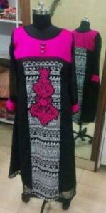 Long Georgette Kurti