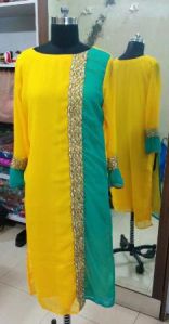 Long Georgette Kurti