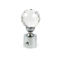 Crystal Curtain Finials