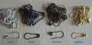 metal safety pins