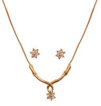 Jack Jewels Gold Plated Beautiful Chip Necklace