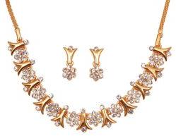 Jack Jewels Gold Plated Crystal Necklace