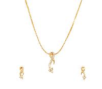 Jack Jewels Gold Plated Dollar Pendant