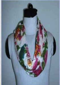 PTL PRINTED LOOP SCARF