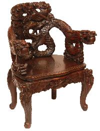 Carved Wood Chair