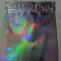 holographic zipper pouch