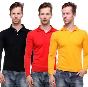 Mens Full Sleeve Polo T-Shirts