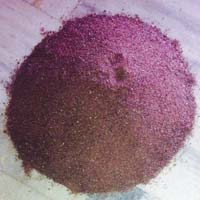 Garnet sand pink colour