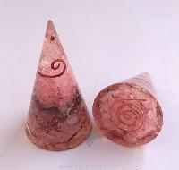Orgonite Rose quartz Cone