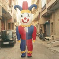 Inflatable cartoon character