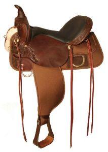 Barrel western saddle