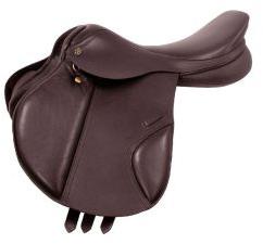 Derby leather eventing English saddle