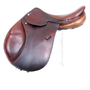 English racing saddle