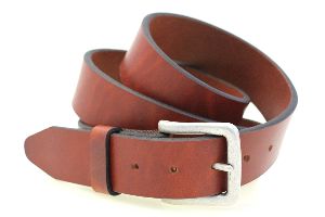 Genuine Leather Men Tan Belt