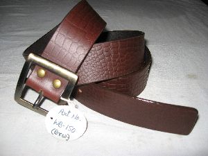 Men Fashion Brown Oil Pull Up Belt