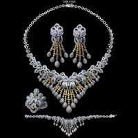 Diamond Necklace Set (SNK 4160)