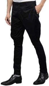 Mens Black Cotton Baggy Breeches