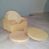 Wooden Tea Coaster Set